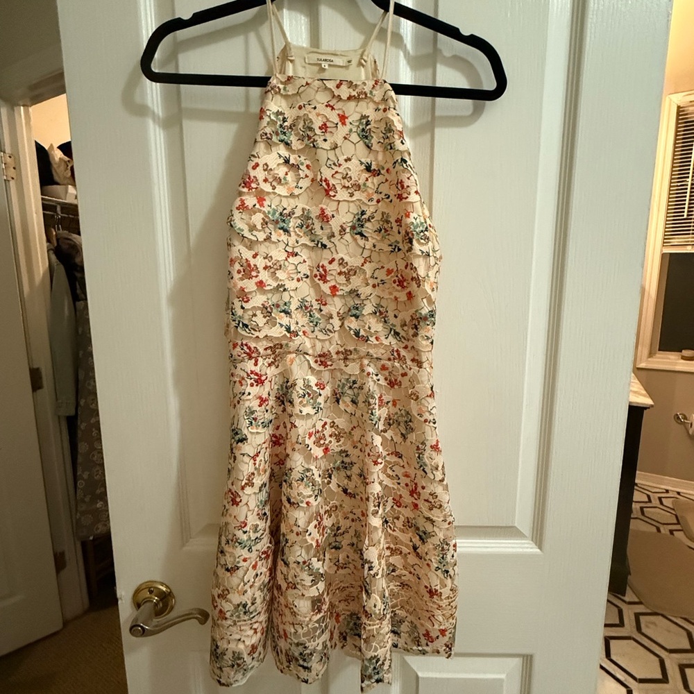 Tularosa by Anthropologie Floral Lace Mini Dress – Size Small